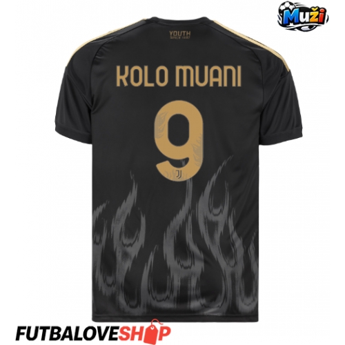 Dres Juventus Randal Kolo Muani #9 Tretina 2026-27 Krátky Rukáv